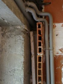 Affleurement rocheux en sous-sol