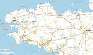 Carte diagnostiqueurs radon 2024